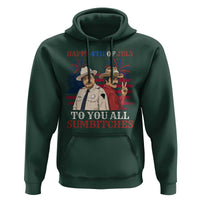 Happy 4th of July To All You Sumbitches Country Humor Hoodie Vintage Southern Cowboy Patriotic Graphic