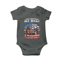 The British Blew A Thirteen Colony Lead 0-13 Lion vs Eagle Baby Onesie Chess Match Patriotic 4th of July Funny History Graphic