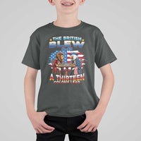 The British Blew A Thirteen Colony Lead 0-13 Lion vs Eagle T Shirt For Kid Chess Match Patriotic 4th of July Funny History Graphic