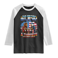 The British Blew A Thirteen Colony Lead 0-13 Lion vs Eagle Raglan Shirt Chess Match Patriotic 4th of July Funny History Graphic