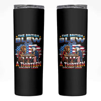 The British Blew A Thirteen Colony Lead 0-13 Lion vs Eagle Skinny Tumbler Chess Match Patriotic 4th of July Funny History Graphic