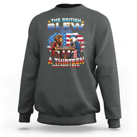 The British Blew A Thirteen Colony Lead 0-13 Lion vs Eagle Sweatshirt Chess Match Patriotic 4th of July Funny History Graphic