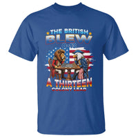 The British Blew A Thirteen Colony Lead 0-13 Lion vs Eagle T Shirt Chess Match Patriotic 4th of July Funny History Graphic