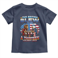 The British Blew A Thirteen Colony Lead 0-13 Lion vs Eagle Toddler T Shirt Chess Match Patriotic 4th of July Funny History Graphic