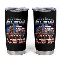 The British Blew A Thirteen Colony Lead 0-13 Lion vs Eagle Tumbler Cup Chess Match Patriotic 4th of July Funny History Graphic