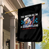 The British Blew A 13 Colony Lead Dabbing Eagle Garden Flag Funny Patriotic 4th of July History Humor Graphic