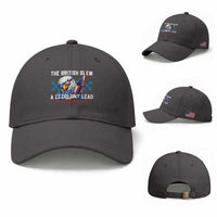 The British Blew A 13 Colony Lead Dabbing Eagle Baseball Cap Funny Patriotic 4th of July History Humor Graphic