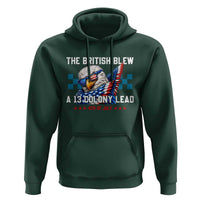The British Blew A 13 Colony Lead Dabbing Eagle Hoodie Funny Patriotic 4th of July History Humor Graphic