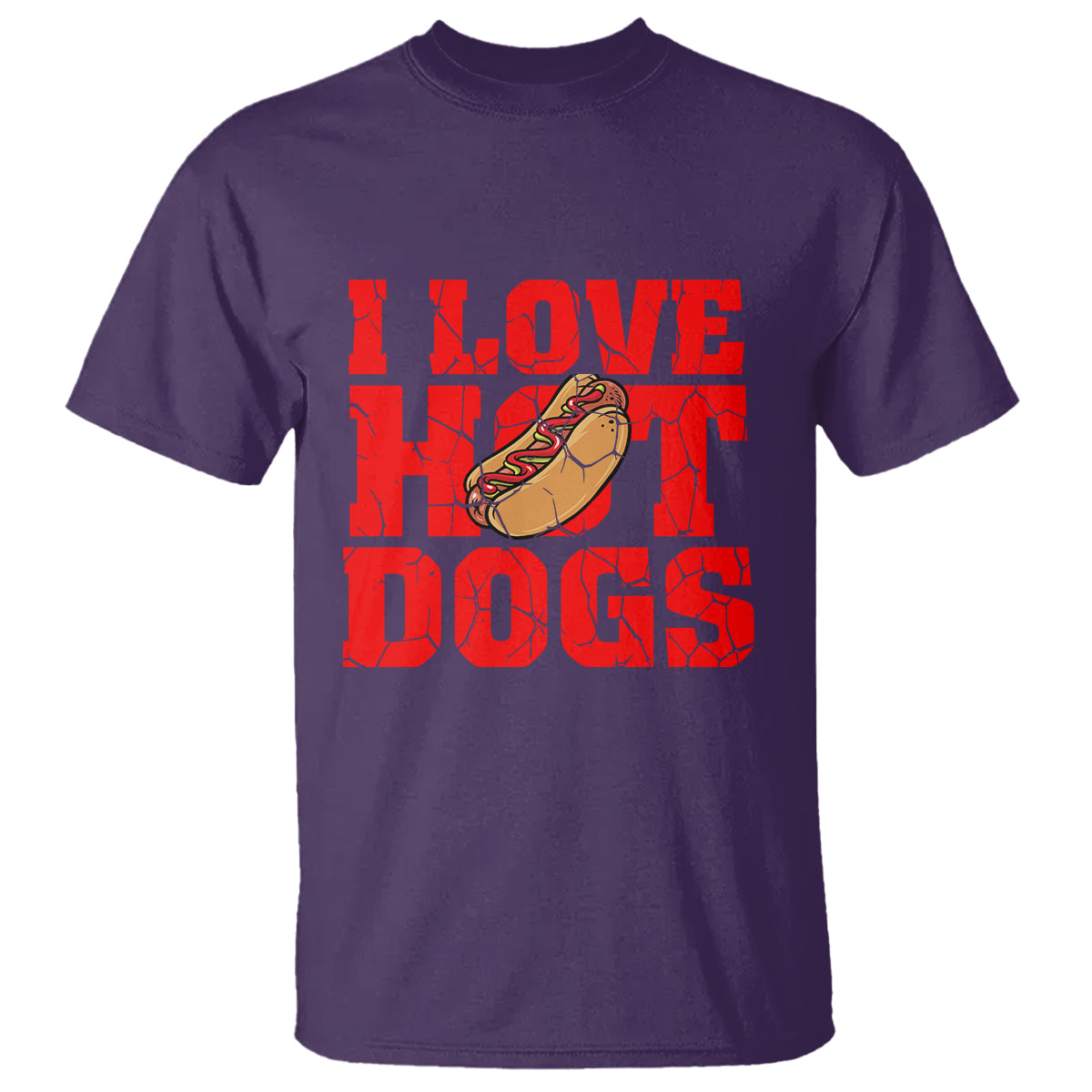 Hot Dog T Shirt I Love Hot Dogs Funny Glizzy Globber - Wonder Print Shop