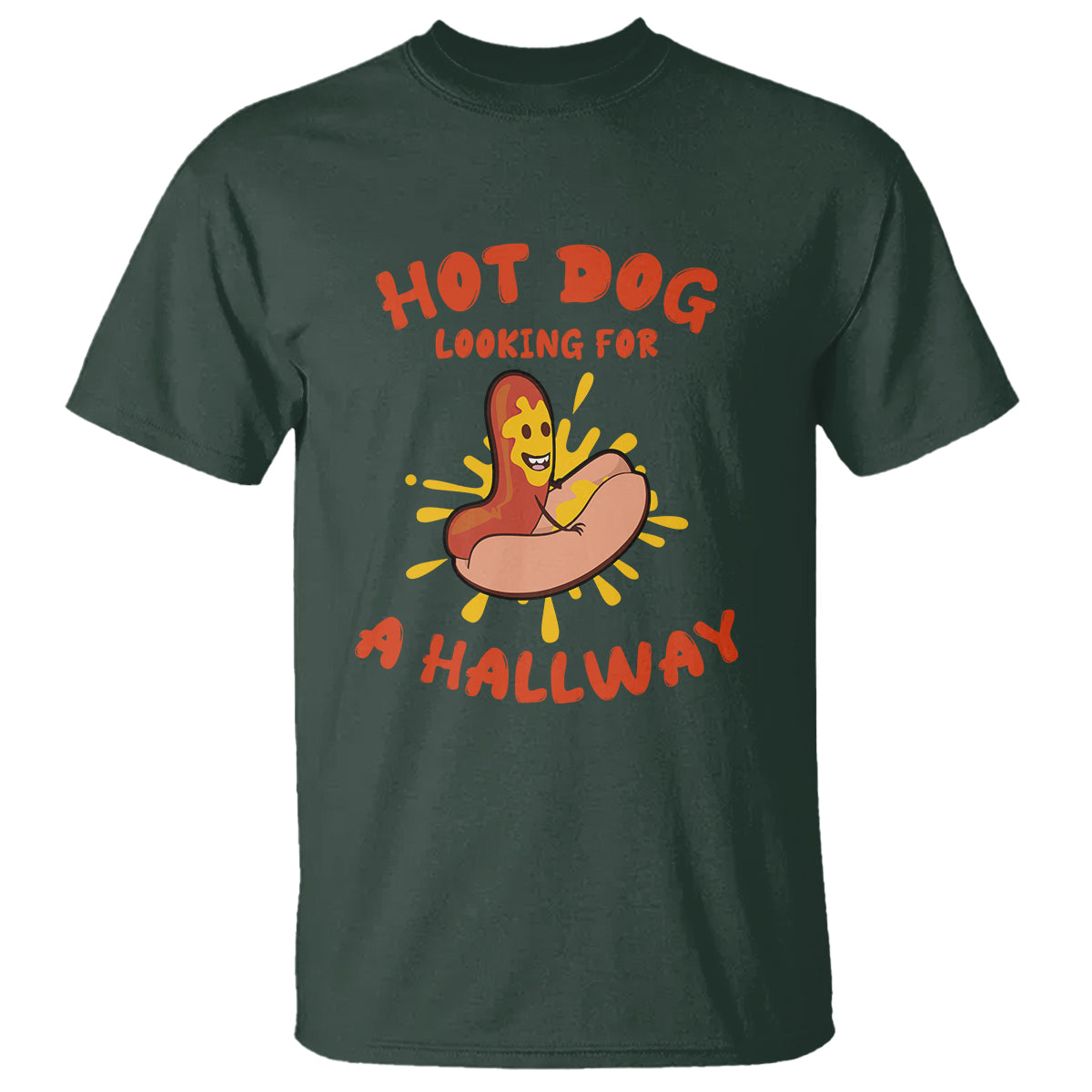 Hot Dog T Shirt Hot Dog Looking For A Hallway Funny Adult Joke Glizzy Slang - Wonder Print Shop
