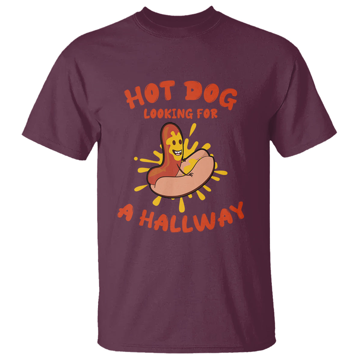 Hot Dog T Shirt Hot Dog Looking For A Hallway Funny Adult Joke Glizzy Slang - Wonder Print Shop