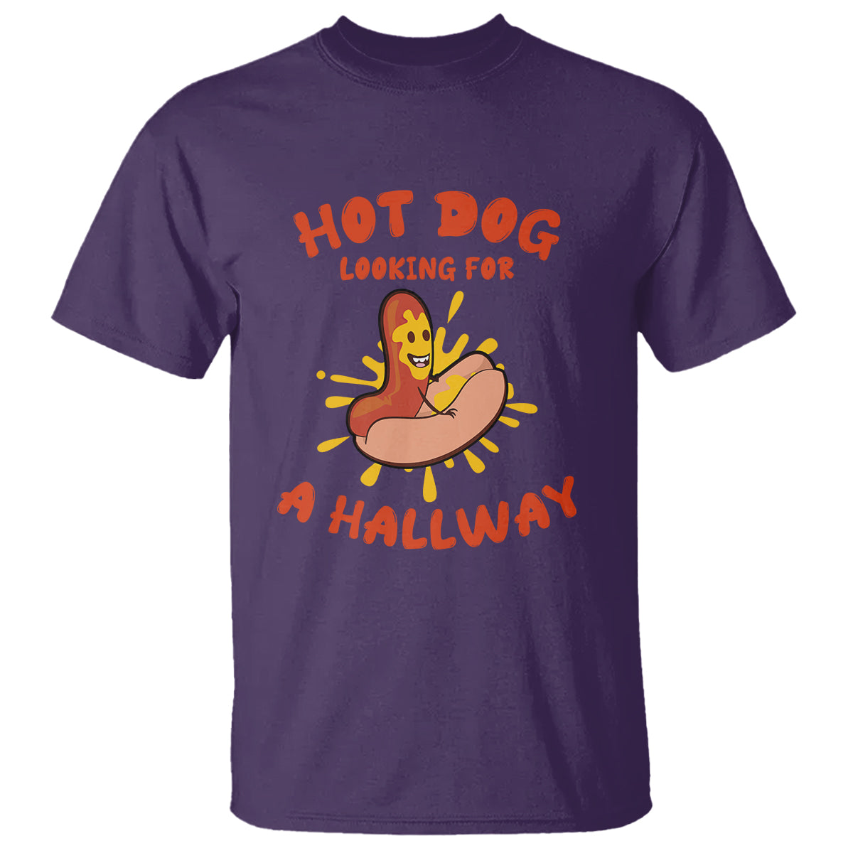 Hot Dog T Shirt Hot Dog Looking For A Hallway Funny Adult Joke Glizzy Slang - Wonder Print Shop