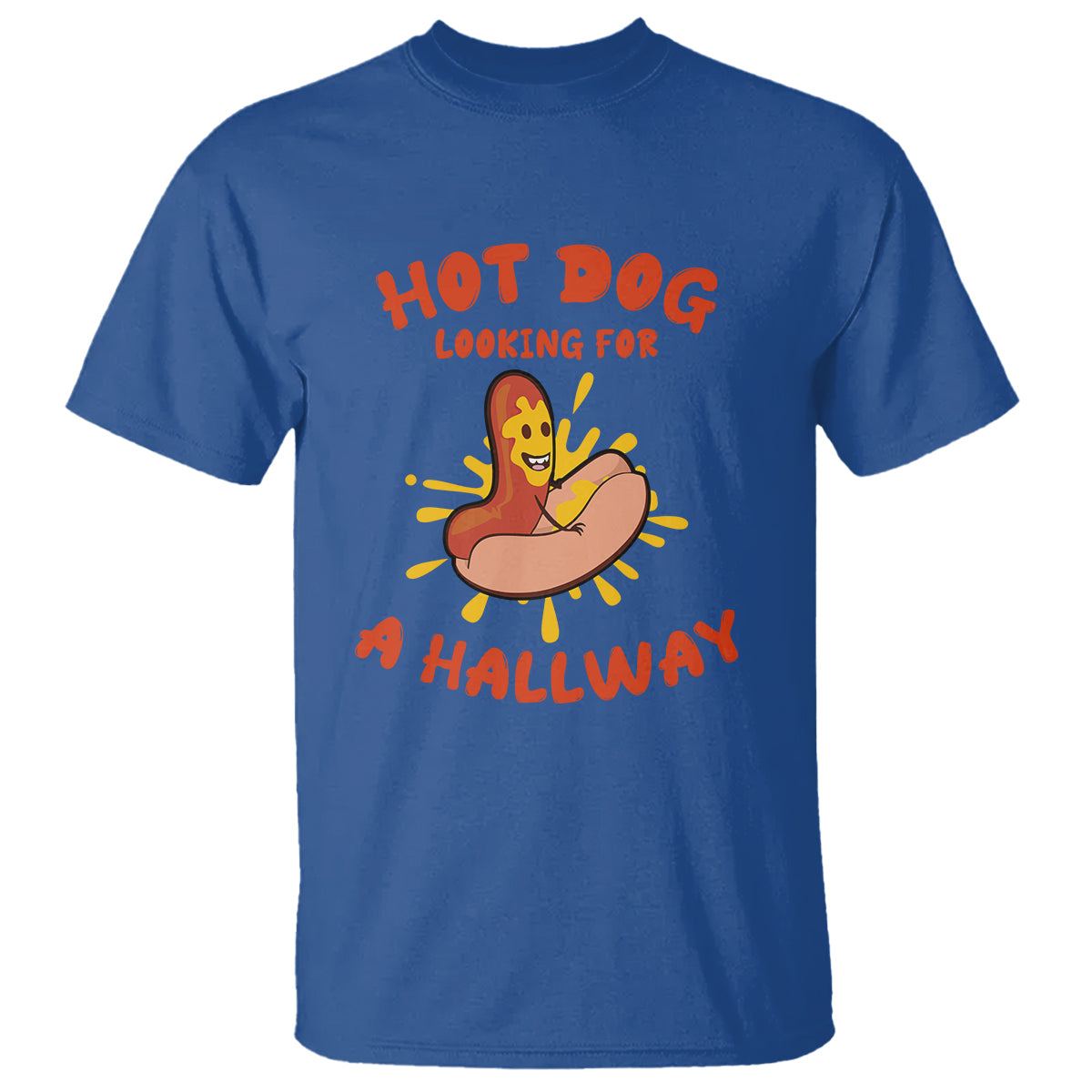Hot Dog T Shirt Hot Dog Looking For A Hallway Funny Adult Joke Glizzy Slang - Wonder Print Shop