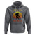 Funny Bigfoot Hoodie I Hate You This Much Middle Finger Sarcastic Sasquatch Retro Sunset - Wonder Print Shop