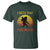 Funny Bigfoot T Shirt I Hate You This Much Middle Finger Sarcastic Sasquatch Retro Sunset - Wonder Print Shop