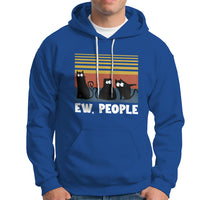 Sarcastic Cat Hoodie Ew People Hater - Wonder Print Shop