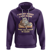 Sarcastic Cat Hoodie I Am Not Bossy I Just Know What You Should Be Doing - Wonder Print Shop