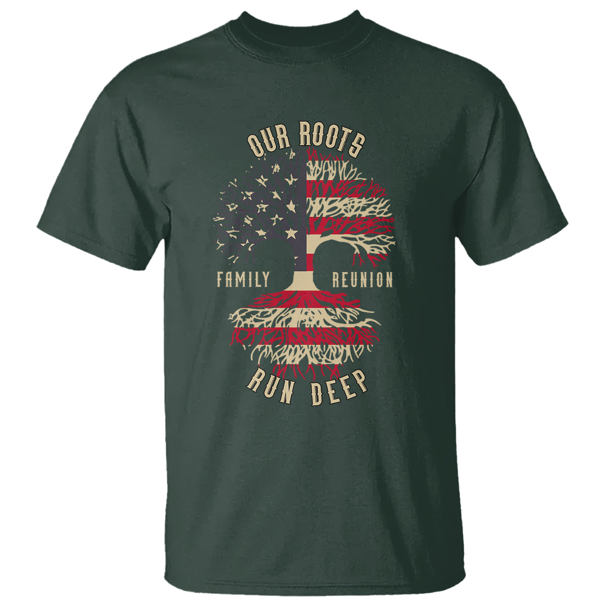 Family Reunion T Shirt Our Roots Run Deep Annual Family Matching - Wonder Print Shop