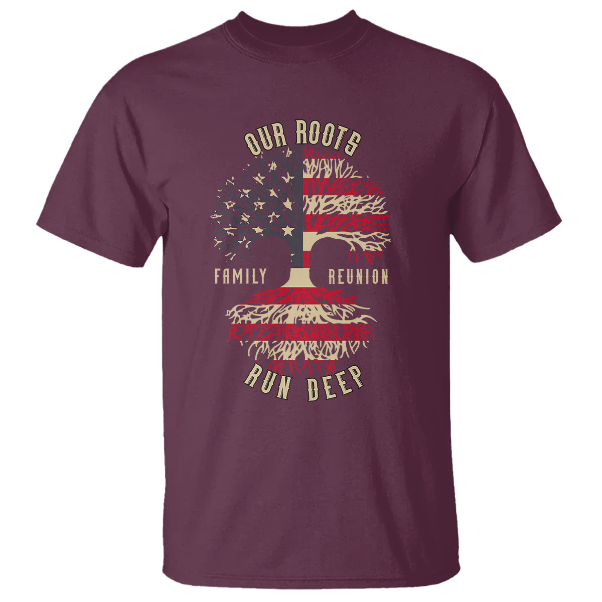 Family Reunion T Shirt Our Roots Run Deep Annual Family Matching - Wonder Print Shop