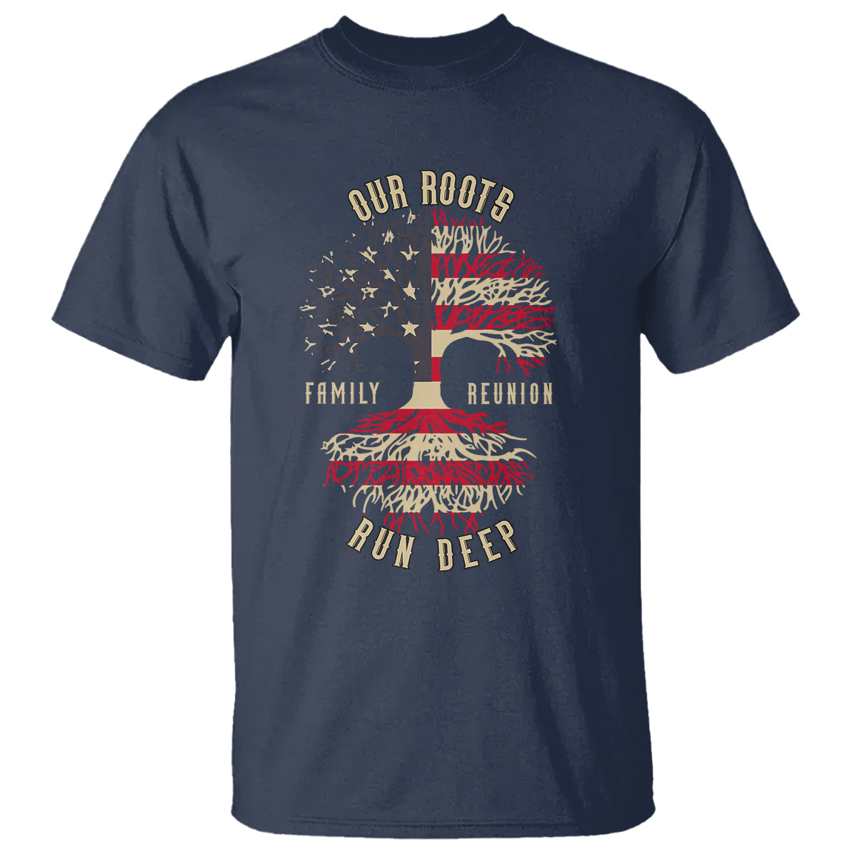 Family Reunion T Shirt Our Roots Run Deep Annual Family Matching - Wonder Print Shop