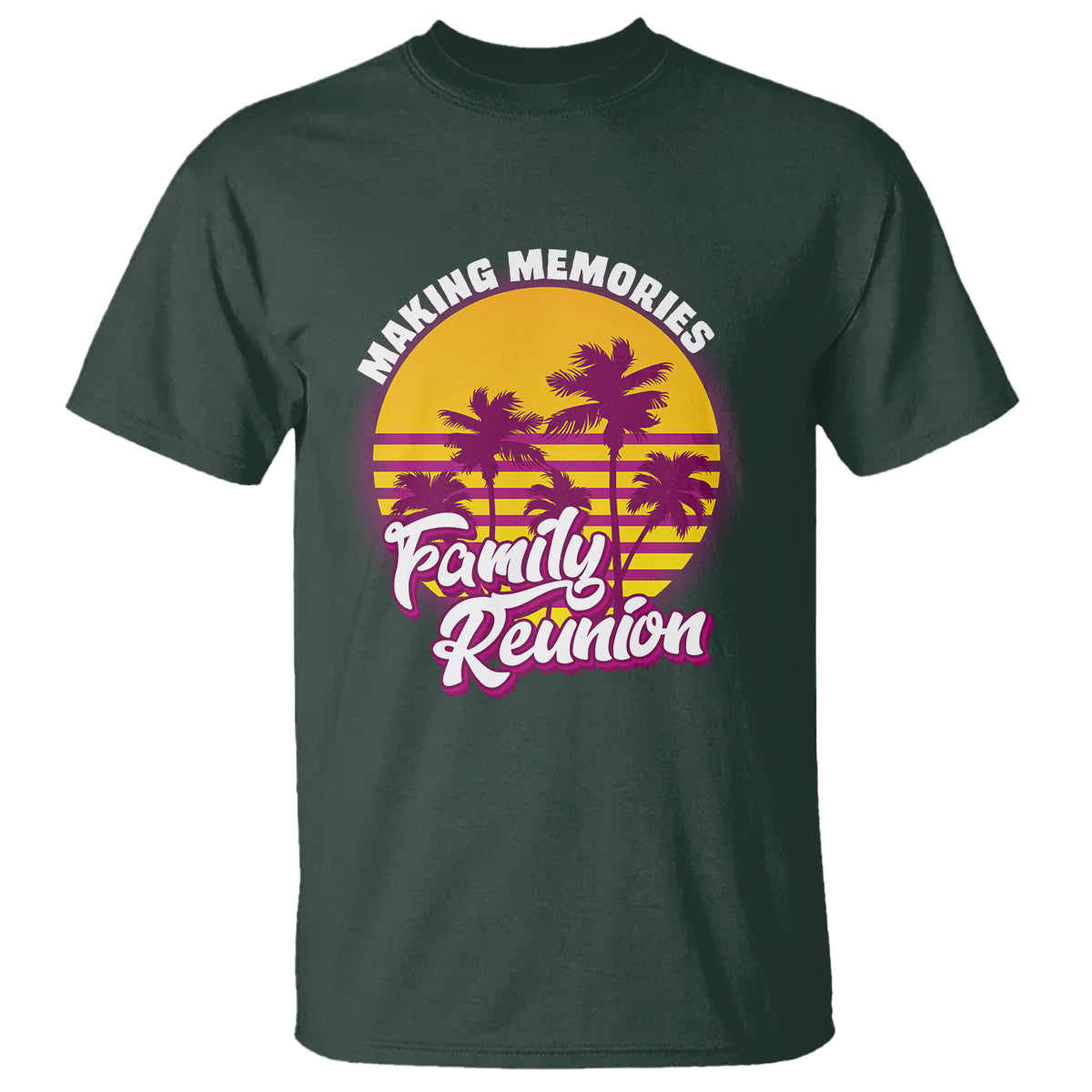 Family Reunion T Shirt Family Matching Reunion 2023 Making Memories Vacation Retro - Wonder Print Shop