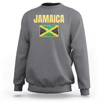 Retro Jamaica Sweatshirt Tropical Jamaican Flag - Wonder Print Shop