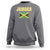 Retro Jamaica Sweatshirt Tropical Jamaican Flag - Wonder Print Shop
