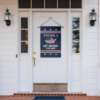 America 250th Birthday 1776 2026 Patriotic USA Map Garden Flag Red White Blue 4th of July Independence Celebration