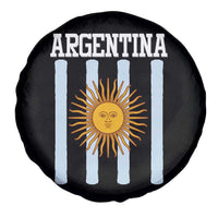 Argentina Sun of May Flag Retro Graphic Spare Tire Cover Patriotic Argentine Heritage Pride Souvenir