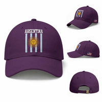 Argentina Sun of May Flag Retro Graphic Baseball Cap Patriotic Argentine Heritage Pride Souvenir