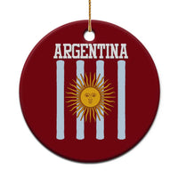 Argentina Sun of May Flag Retro Graphic Ceramic Ornament Patriotic Argentine Heritage Pride Souvenir