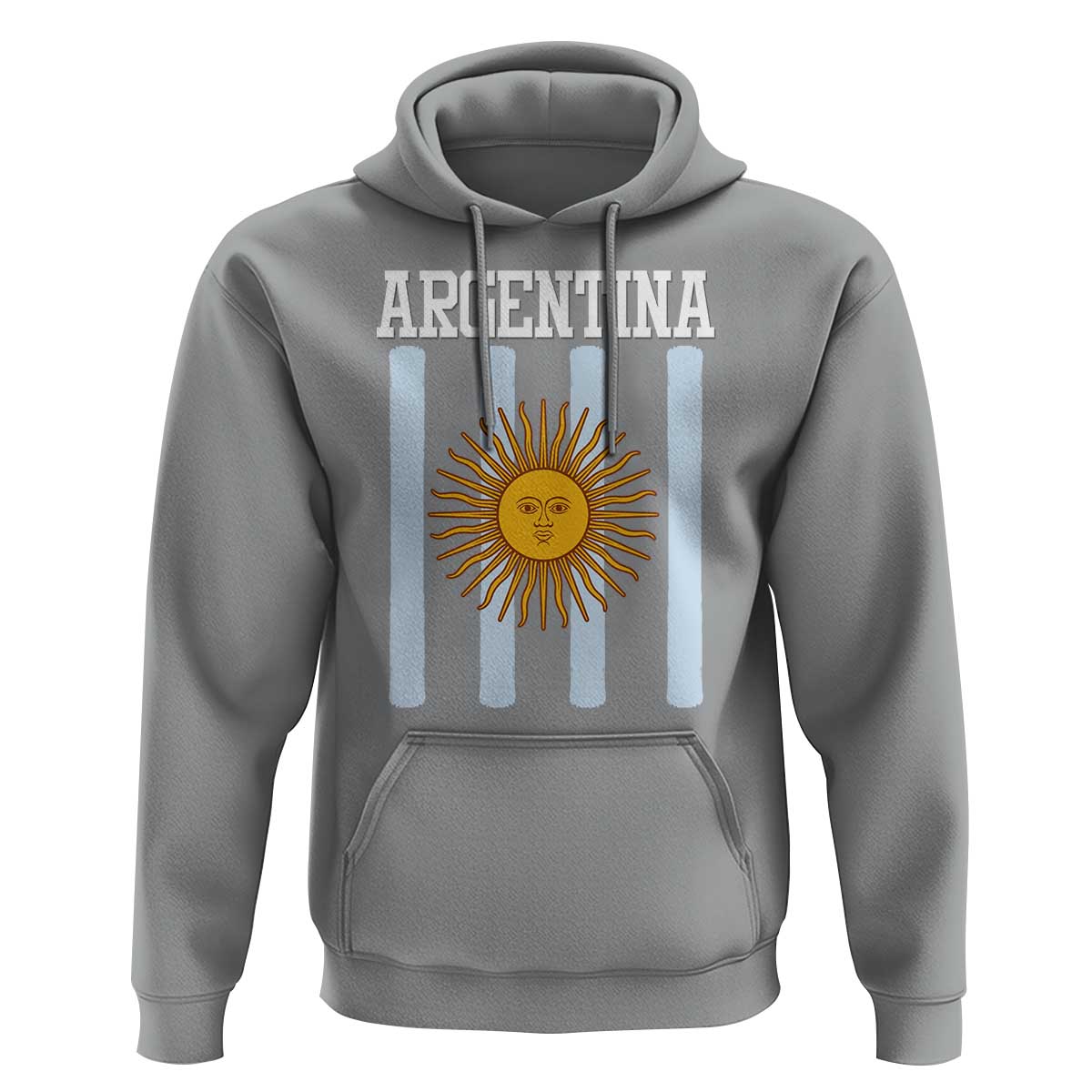 Argentina Sun of May Flag Retro Graphic Hoodie Patriotic Argentine Heritage Pride Souvenir