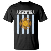 Argentina Sun of May Flag Retro Graphic T Shirt Patriotic Argentine Heritage Pride Souvenir
