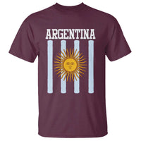 Argentina Sun of May Flag Retro Graphic T Shirt Patriotic Argentine Heritage Pride Souvenir