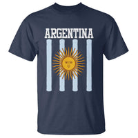 Argentina Sun of May Flag Retro Graphic T Shirt Patriotic Argentine Heritage Pride Souvenir