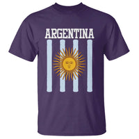 Argentina Sun of May Flag Retro Graphic T Shirt Patriotic Argentine Heritage Pride Souvenir