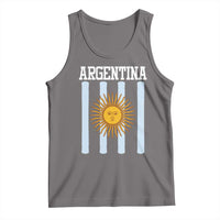 Argentina Sun of May Flag Retro Graphic Tank Top Patriotic Argentine Heritage Pride Souvenir