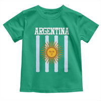 Argentina Sun of May Flag Retro Graphic Toddler T Shirt Patriotic Argentine Heritage Pride Souvenir
