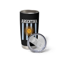 Argentina Sun of May Flag Retro Graphic Tumbler Cup Patriotic Argentine Heritage Pride Souvenir