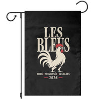 Les Bleus France Soccer Retro Rooster Graphic Garden Flag Proud Passionate French Pride Vintage Football Fans Gear
