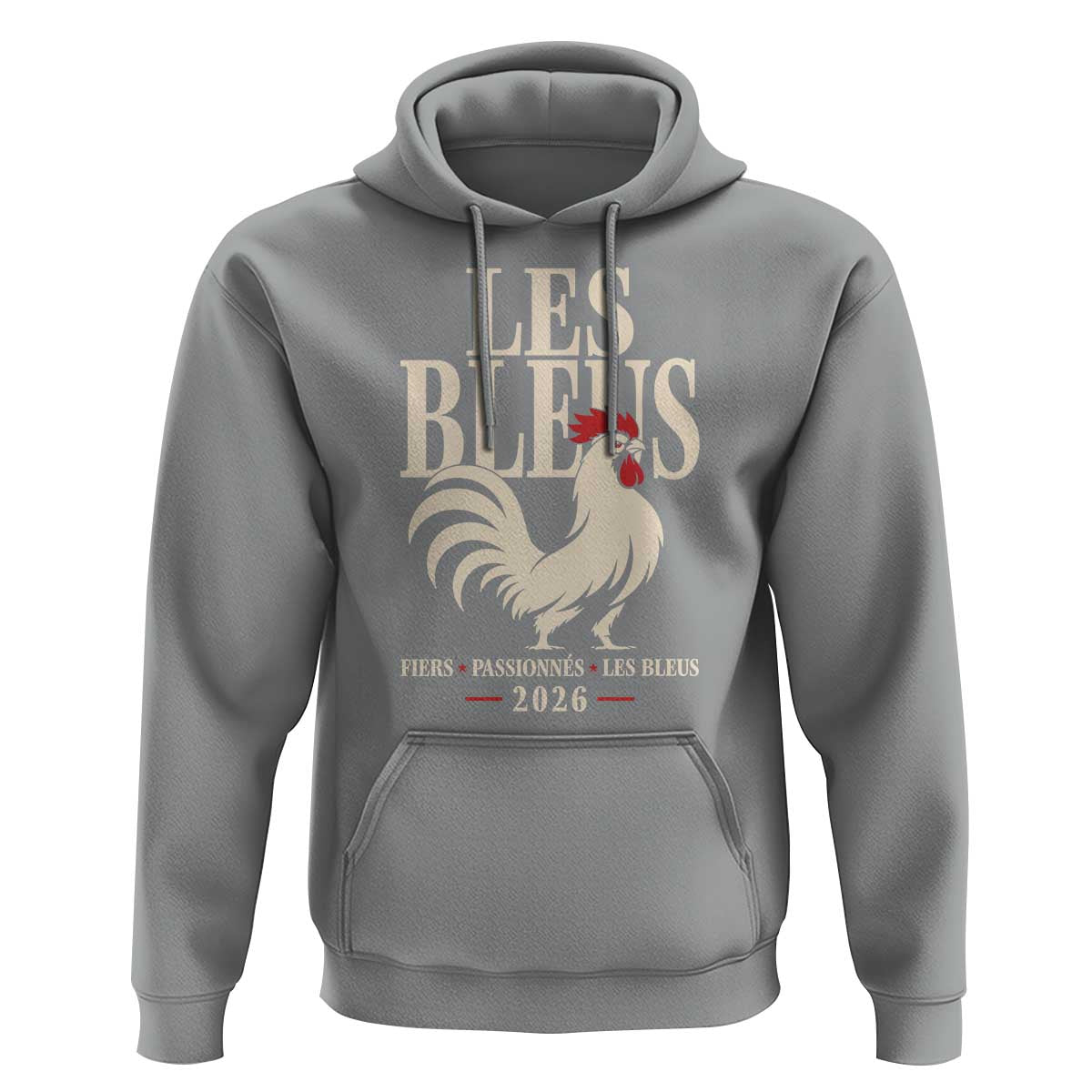 Les Bleus France Soccer Retro Rooster Graphic Hoodie Proud Passionate French Pride Vintage Football Fans Gear