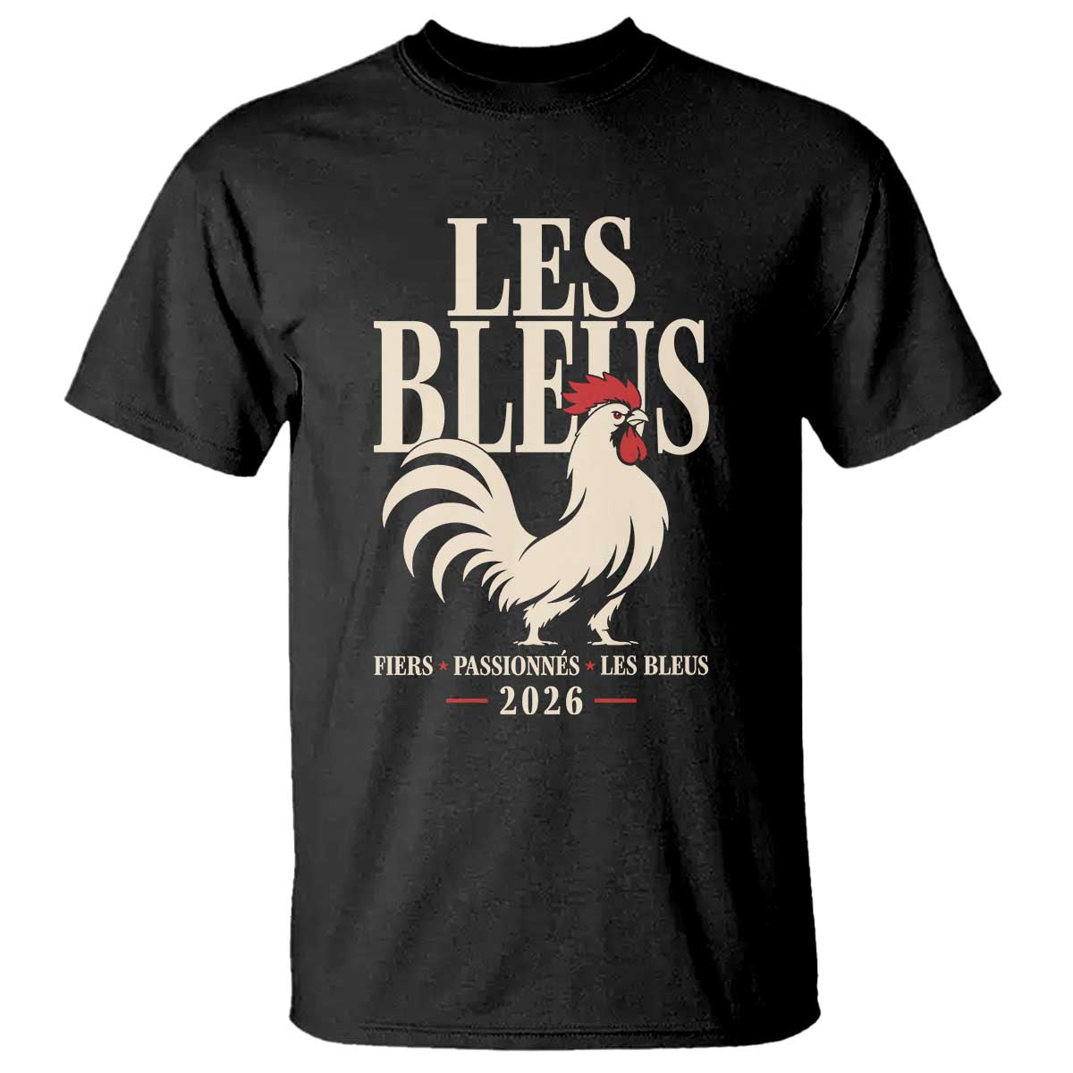 Les Bleus France Soccer Retro Rooster Graphic T Shirt Proud Passionate French Pride Vintage Football Fans Gear