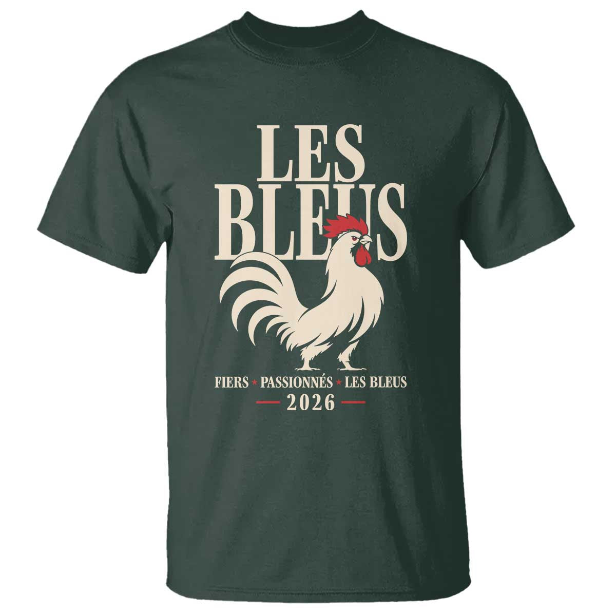 Les Bleus France Soccer Retro Rooster Graphic T Shirt Proud Passionate French Pride Vintage Football Fans Gear