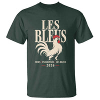 Les Bleus France Soccer Retro Rooster Graphic T Shirt Proud Passionate French Pride Vintage Football Fans Gear