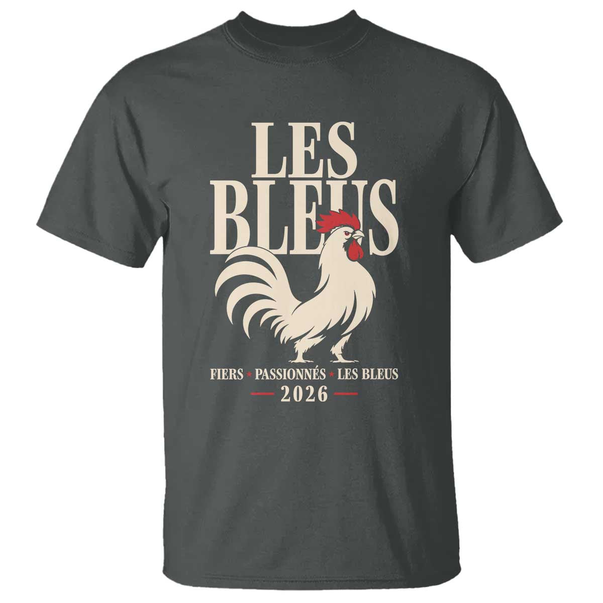 Les Bleus France Soccer Retro Rooster Graphic T Shirt Proud Passionate French Pride Vintage Football Fans Gear