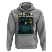 Vintage Perseid Meteor Shower Observer Hoodie Retro Celestial Stargazing Graphic