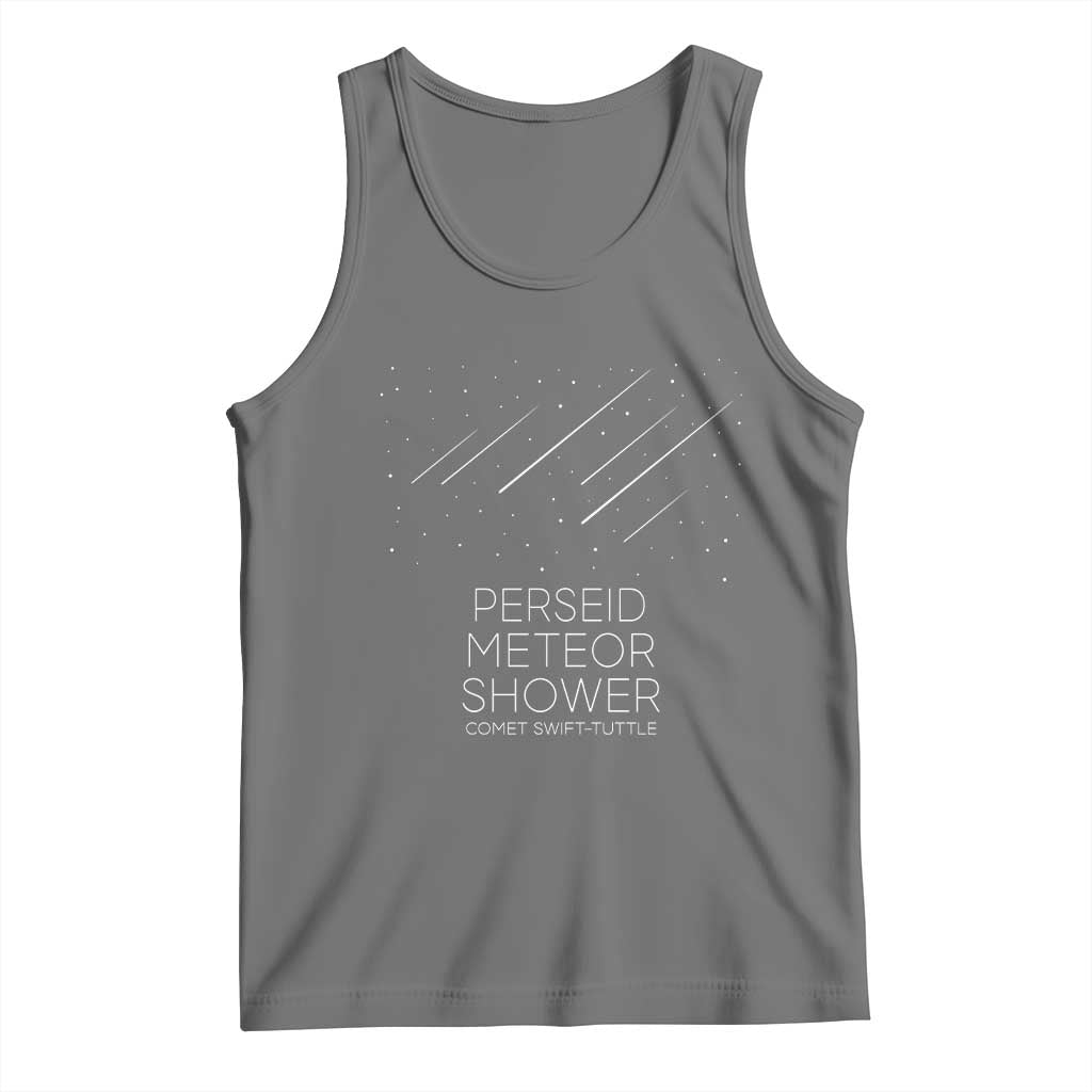 Perseid Meteor Shower Comet Swift Tuttle Tank Top Celestial Astronomy Graphic