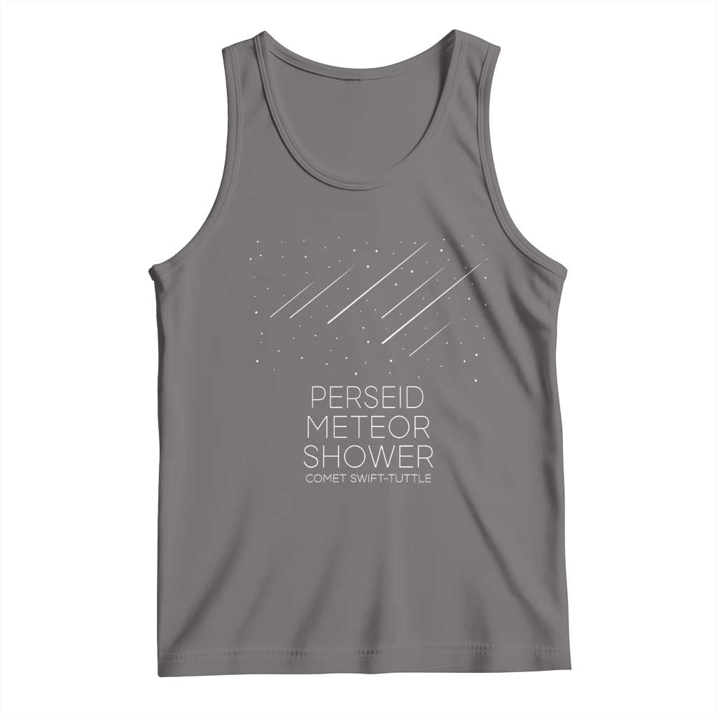 Perseid Meteor Shower Comet Swift Tuttle Tank Top Celestial Astronomy Graphic