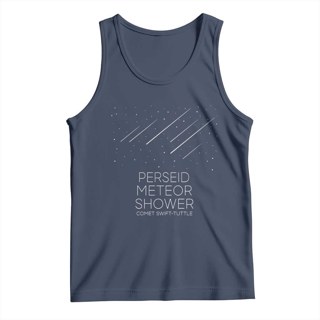 Perseid Meteor Shower Comet Swift Tuttle Tank Top Celestial Astronomy Graphic