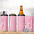 Nobody Fights Alone Pink Ribbon Flag 4 in 1 Can Cooler Tumbler Breast Cancer Awareness Support - Wonder Print Shop